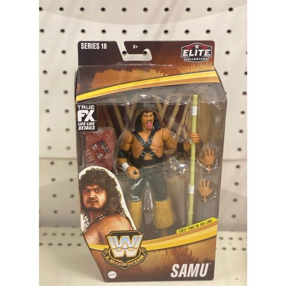 WWE Elite Collection Legends Series 18 Samu (Chase Floral) Target Exclusive 2023 - Picture 2 of 3